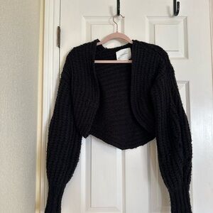 Anthropologie Black Knit Women's Sweater